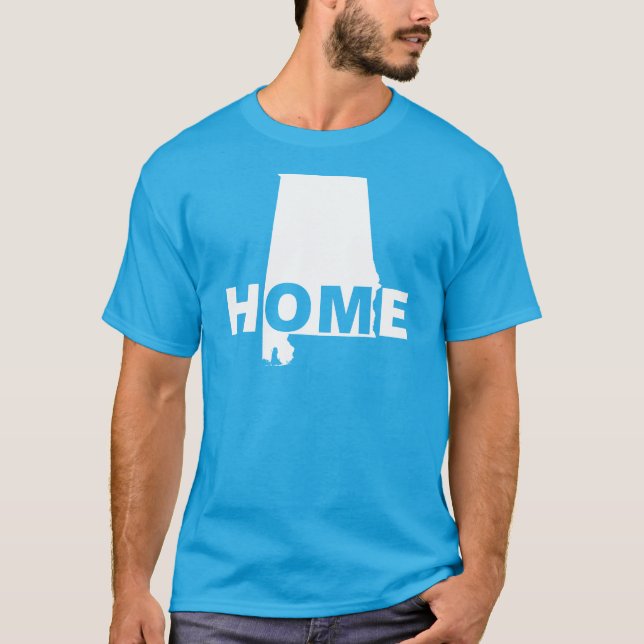 T-shirt Alabama Maison Loin de l'État (Devant)
