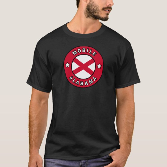 T-shirt Alabama mobile (Devant)