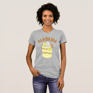 T-shirt Alabama Southern Banana Pudding Dessert Foodie AL
