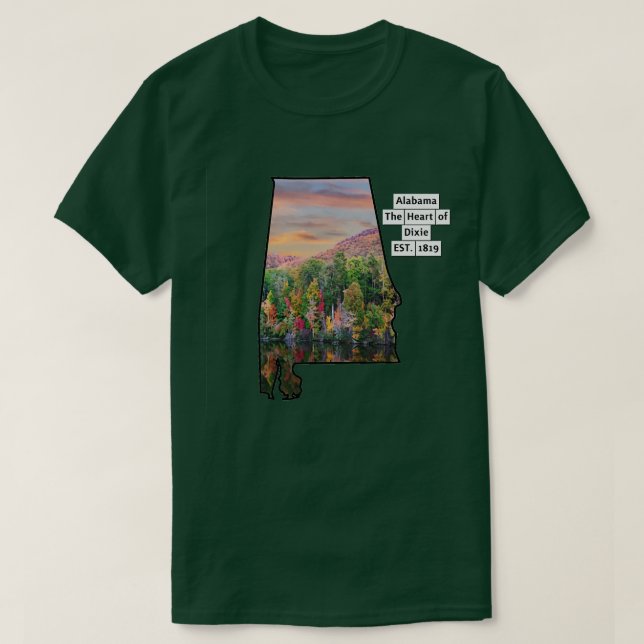 T-shirt Alabama USA (Design devant)