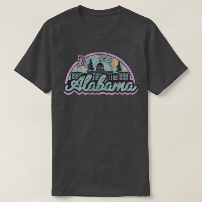 T-shirt Alabama Vintage Rétro (Design devant)