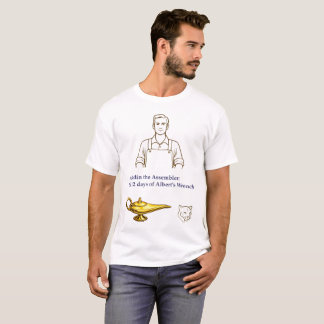T-shirt Aladdin the Assembler: 12 days of Albert's wrench