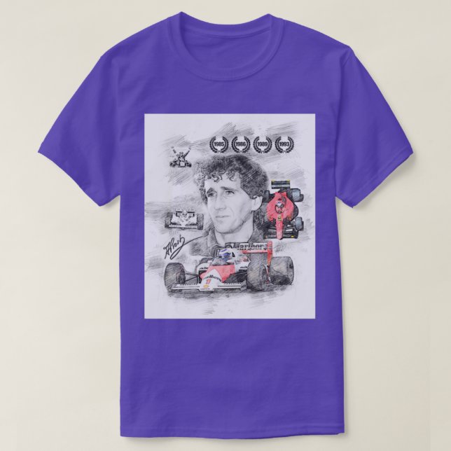 T-shirt Alain Prost  (Design devant)