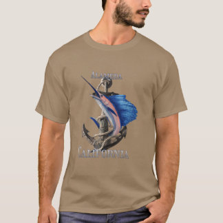 T-shirt Alameda California Swfish Marlin Ocean Fishing
