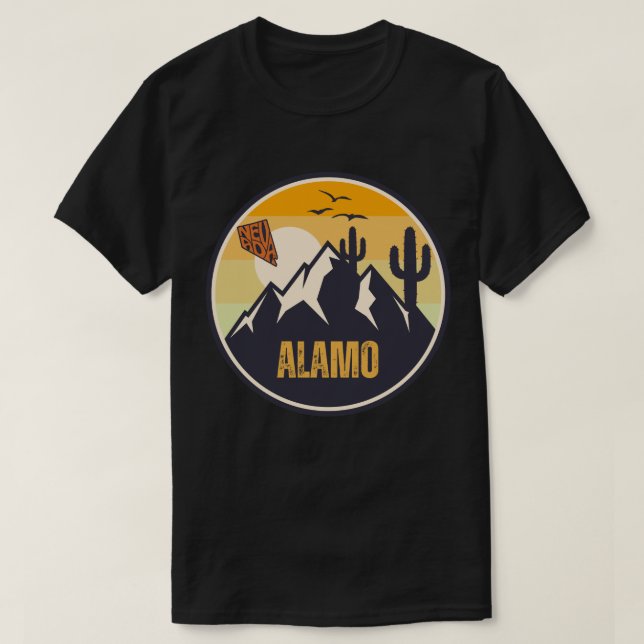 T-shirt Alamo, Nevada (Design devant)