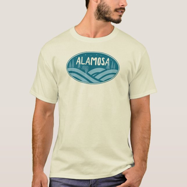 T-shirt Alamosa Colorado Extérieur (Devant)