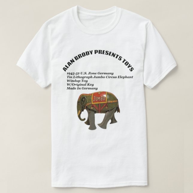 T-SHIRT ALAN BRODY PRÉSENTE DES JOUETS (Design devant)