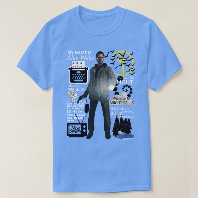 T-shirt Alan Wake (Design devant)