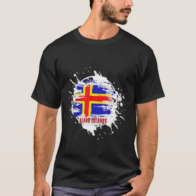 T-shirt Aland Islands Splash (Devant)