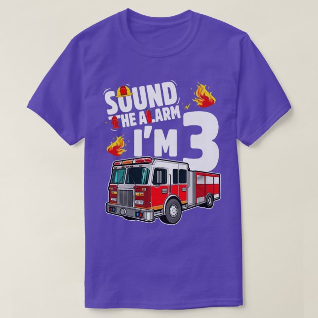 T-shirt Alarme incendie (Design devant)