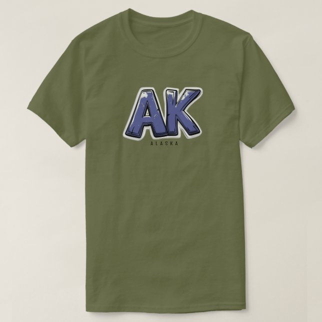 T-shirt Alaska AK (Design devant)