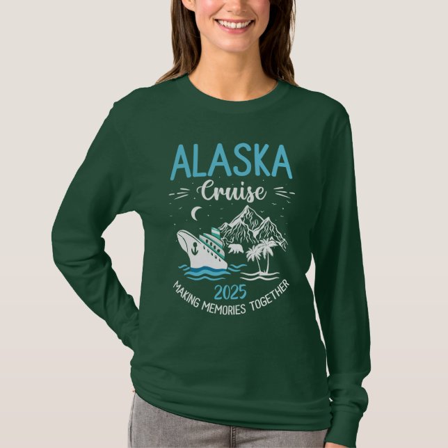 T-shirt Alaska Cruise 2025 - Famille correspondante (Devant)