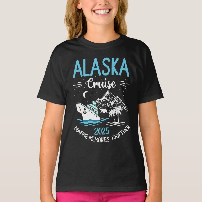 T-shirt Alaska Cruise 2025 - Famille correspondante (Devant)