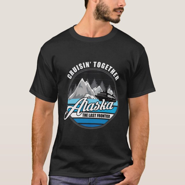 T-shirt Alaska Cruise Souvenir Voyage en famille (Devant)