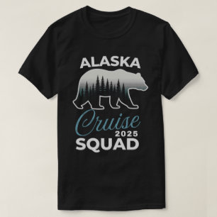 T-shirt Alaska Cruise Squad 2025 Matching Family Group Ala