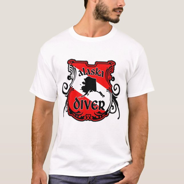 T-shirt Alaska Diver (Devant)