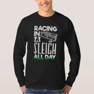 T-shirt Alaska husky sled dog racing and mushing  2