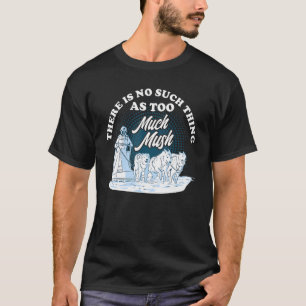 T-shirt Alaska Husky Sledding Sled Dog Racing Chien Sled R