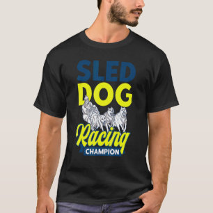 T-shirt Alaska Husky Traîneau Chien de Course Chien de Tra