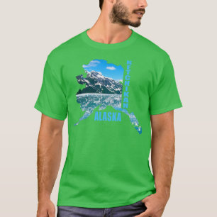 T-shirt Alaska Ketchikan Souvenir Snow Mountain State Scèn