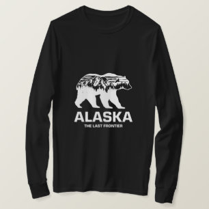 T-shirt Alaska La Dernière Frontière Vintage Moose Souveni