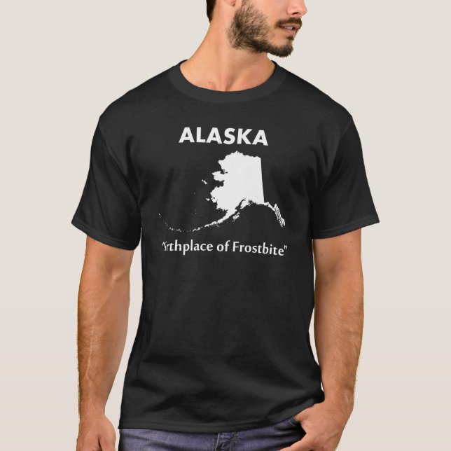 T-shirt Alaska - Lieu de naissance de l'engelure (Devant)