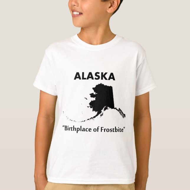 T-shirt Alaska - Lieu de naissance de l'engelure (Devant)