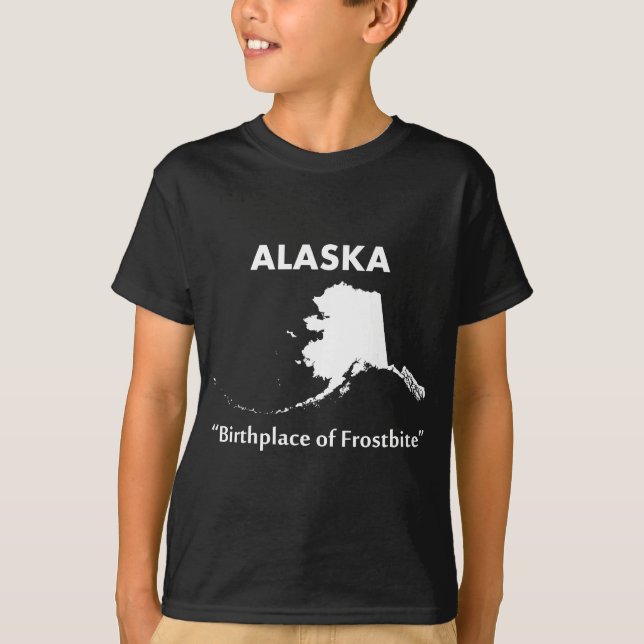 T-shirt Alaska - Lieu de naissance de l'engelure (Devant)