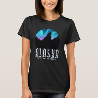 T-shirt Alaska - Loup La dernière frontière Nature Souveni