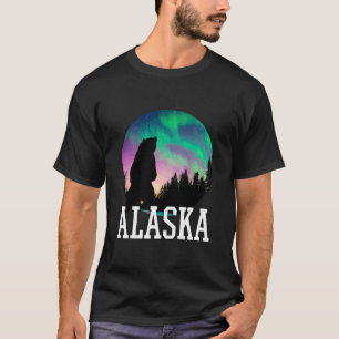 T-shirt Alaska Lumières du Nord Voir les vacances
