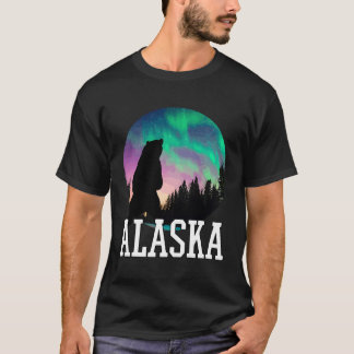 T-shirt Alaska Lumières du Nord Voir les vacances