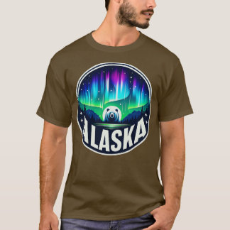 T-shirt Alaska Lumières du Nord Voir Vacances 4