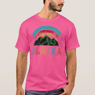 T-shirt Alaska Mountains Les Randonnées de Camping Extérie