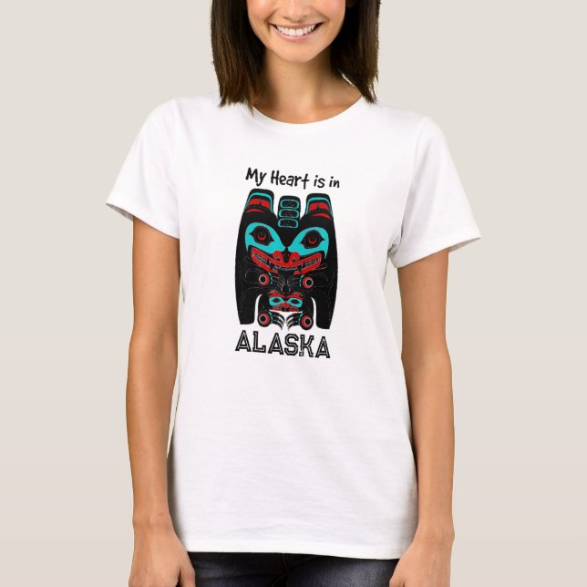T-shirt Alaska Native American Pride Indigenous Art Spirit (Devant)