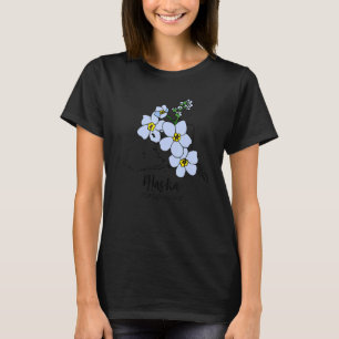 T-shirt Alaska Oublie-moi pas Fleur
