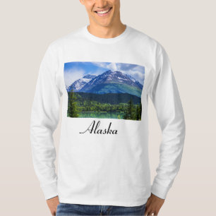 T-shirt Alaska Pittoresque Byway Mountain