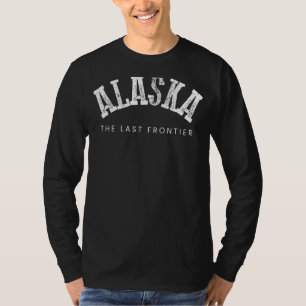 T-shirt Alaska Pour Femmes Graphique Dernier Frontier Ak 2