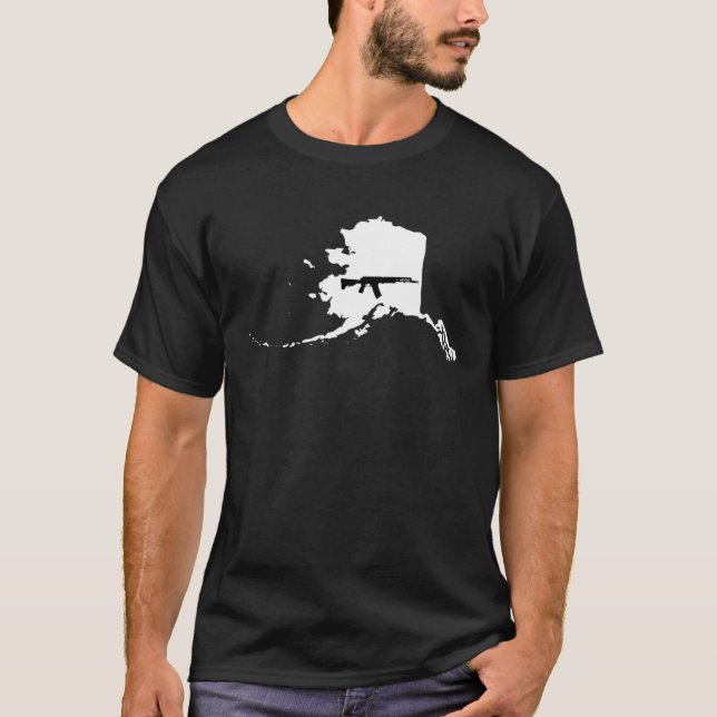 T-shirt Alaska Pro arme à feu (Devant)