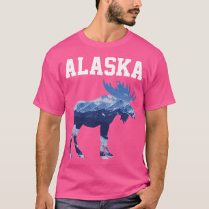 T-shirt Alaska Pure Nature Mountains Alaskan Moose Don