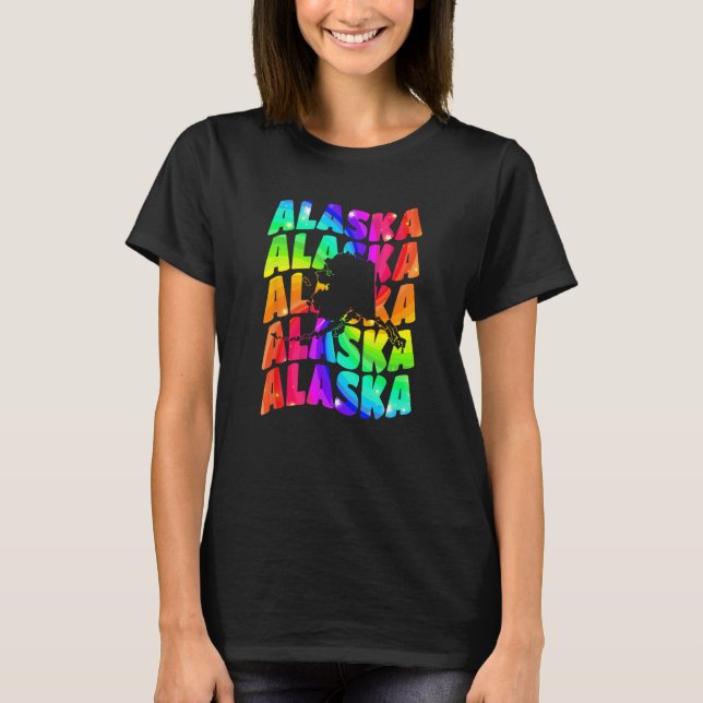 T-shirt Alaska Souvenir Vacation Tourist Alaskan Territory (Devant)