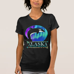 T-shirt Alaska State Pride Alaska Northern Lights Alaskan