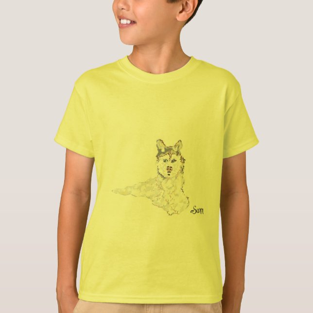 T-shirt : Alaskan Husky (Devant)