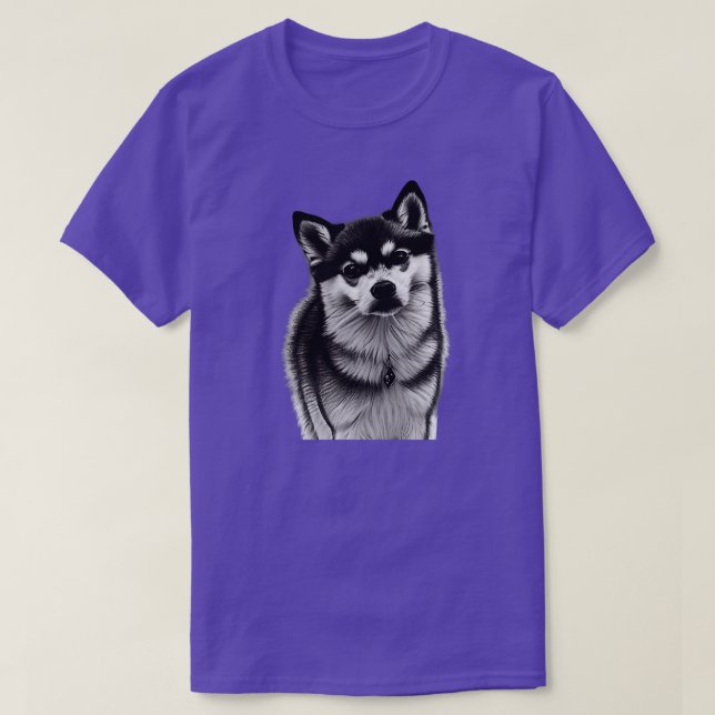 T-shirt Alaskan Klee Kai Dog (Design devant)