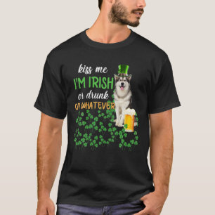 T-shirt Alaskan Malamute Kiss Me