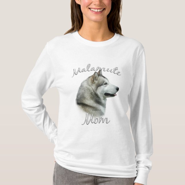 T-shirt Alaskan Malamute Maman 2 (Devant)