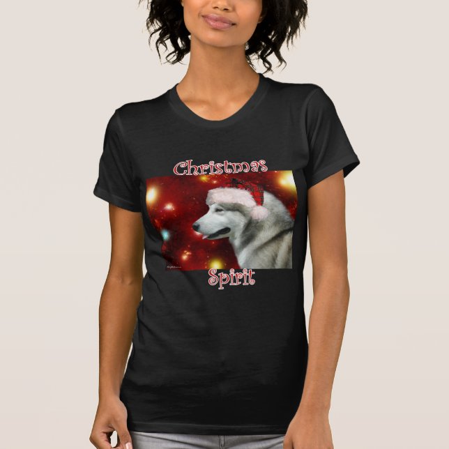 T-shirt Alaskan Malamute Spirit (Devant)