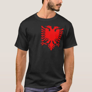 T-shirt Albanais rouge Eagle