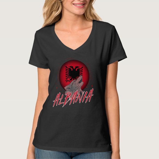 T-shirt Albania (Devant)