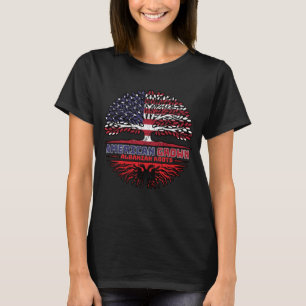 T-shirt Albanian Albania US American États-Unis