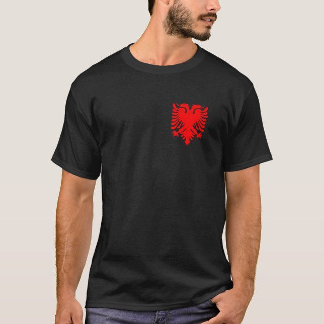 T-shirt Albanian Eagle Shqiponja  Kosovo Albanian (Devant)